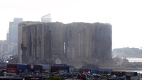 Silo setinggi 48 meter itu mampu menahan kekuatan ledakan pada 2020 silam. Silo itu juga melindungi bagian barat Beirut dari ledakan yang ketika itu menewaskan ratusan orang.