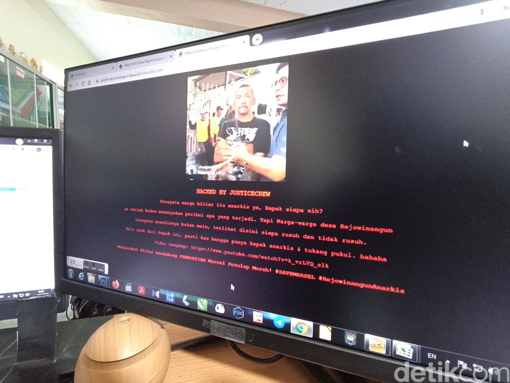 Website Desa Rejowinangun dihack buntut polemik Gus Samsudin dan Pesulap Merah