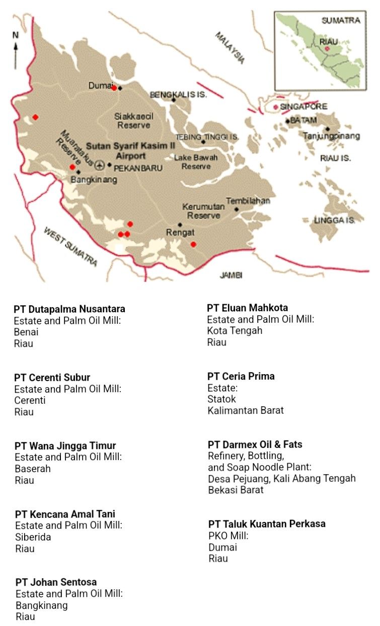 Area perkebunan Duta Palma circa 2007 Area perkebunan Duta Palma circa 2007