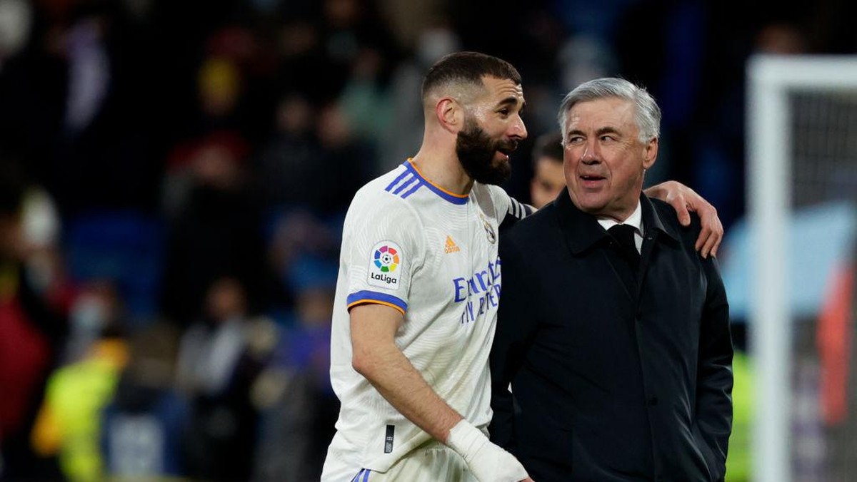 Carlo Ancelotti tak kangen Karim Benzema di Real Madrid. (Foto: Getty Images)