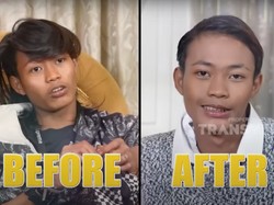 8 Transformasi Bonge Citayam Usai Makeover, Gaya Rambut Baru Bikin Pangling
