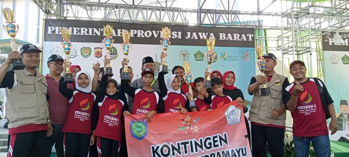 Kabupaten Indramayu Raih Juara Ke-3 dalam PORSADIN Jabar 2022