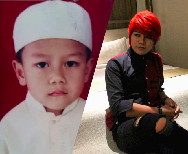 Pesulap Merah memperlihatkan foto masa kecilnya. Marcel sendiri diketahui adalah seorang pesulap, dan mendalami hipnotis. Marcel mengaku memiliki visi dan misi untuk menentang dan mematikan karier perdukunan di Indonesia agar tidak lagi ada yang ditipu atau dicabuli. Foto: dok. Instagram/@marcelradhival1