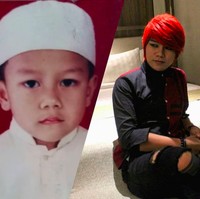 Pesulap Merah memperlihatkan foto masa kecilnya. Marcel sendiri diketahui adalah seorang pesulap, dan mendalami hipnotis. Marcel mengaku memiliki visi dan misi untuk menentang dan mematikan karier perdukunan di Indonesia agar tidak lagi ada yang ditipu atau dicabuli. Foto: dok. Instagram/@marcelradhival1