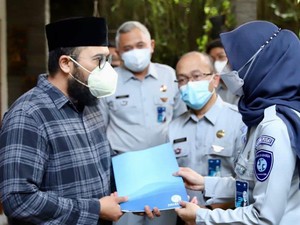 Jasa Raharja Beri Santunan ke Ahli Waris Korban Laka Mobdin Bakamla