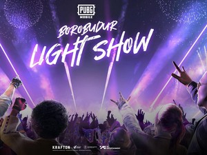 PUBG Mobile Bikin Light Show di Candi Borobudur