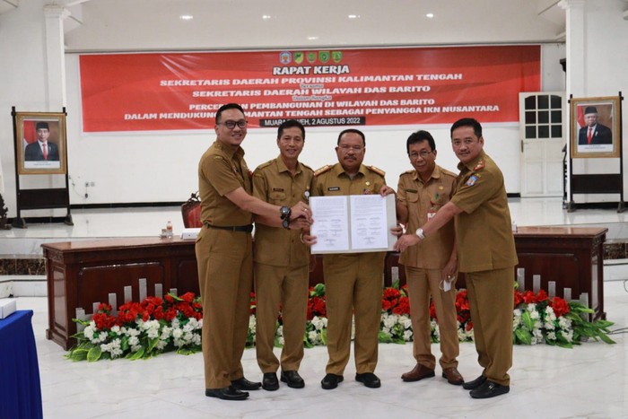 Raker Sekda Kalteng dan DAS Barito