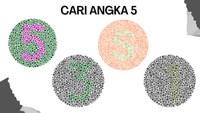 Coba temukan angka 5. (Foto: Dharmajati Yusuf Fadli/detikHealth)