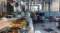 Menu sarapan di hotel ini juga sangat beragam. Mulai dari masakan Indonesia sampai western tersaji dengan sangat lezat. (Ulum/detikcom)