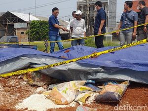 Mabes Polri Panggil Pemilik Lahan Lokasi Beras Bansos Dikubur di Depok
