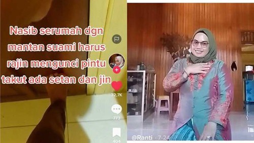 Unggahan viral di media sosial, wanita ini mengaku masih tinggal satu rumah dengan mantan suami.