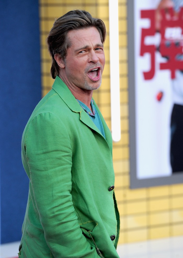 LOS ANGELES, CA - AUGUST 01:  Brad Pitt attends the Los Angeles Premiere Of Columbia Pictures' 