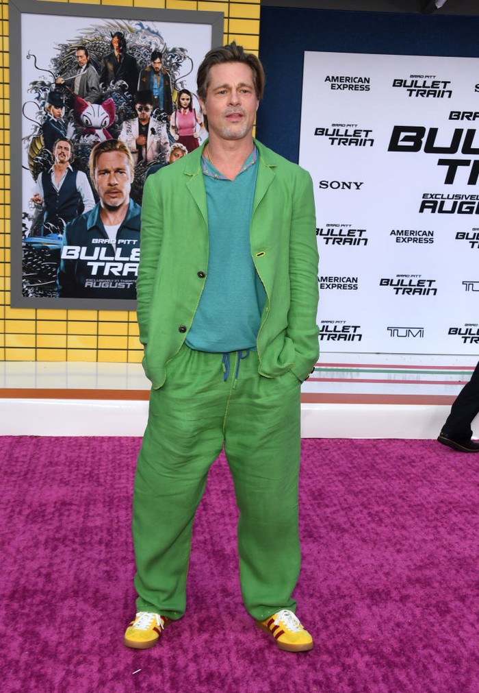 LOS ANGELES, CALIFORNIA - AUGUST 01: Brad Pitt attends the Los Angeles premiere of Columbia Pictures' 