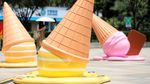 Es Krim Raksasa di China Meleleh Gegara Gelombang Panas