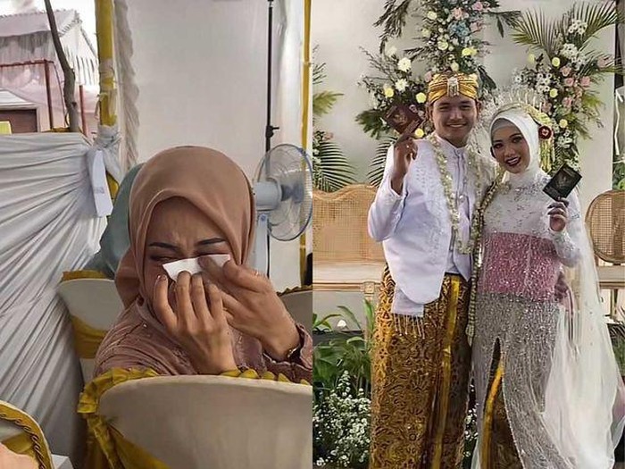 Beredar video viral wanita menangis saat melihat pengantin sedang sesi foto. Beredar video viral wanita menangis saat melihat pengantin sedang sesi foto.