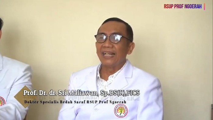 Dokter Spesialis Bedah Saraf di RSUP Prof Ngoerah, Prof. Dr. dr. Sri Maliawan, Sp.BS(K),FICS.