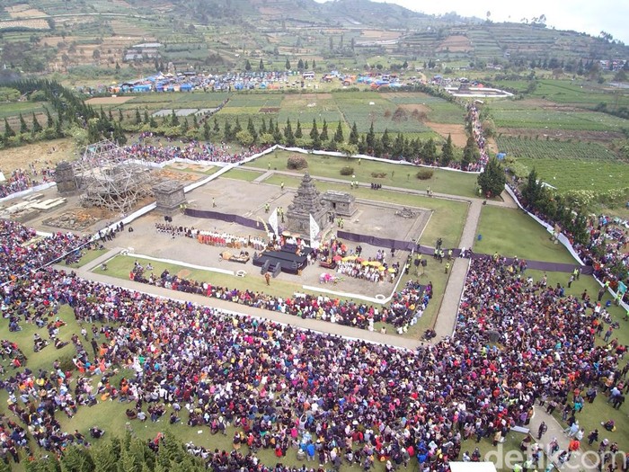Gelaran Dieng Culture Festival sebelum pandemi COVID-19, tahun 2019.