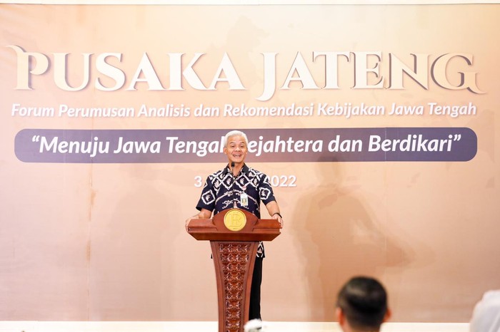 Gubernur Jawa Tengah (Jateng) Ganjar Pranowo