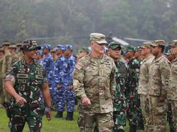 Momen TNI dan Tentara AS Latihan Perang Bersama