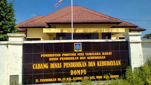 Kantor Cabang Disbud NTB Dompu.