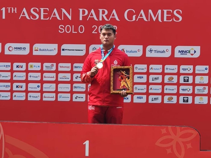 Marcelino Michael, atlet tuna netra asal Kota Tegal di Asean Para Games 2022.