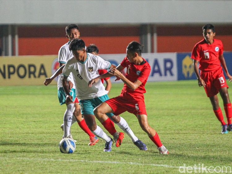 Momen Indonesia Bantai Singapura 9-0 di Piala AFF U-16