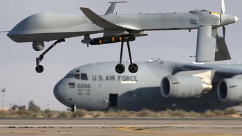 Hellfire R9X sudah dipakai AS untuk menewaskan beberapa pemimpin kaum militan di masa silam. Tahun 2015, rudal ini diduga menewaskan Jihadi John di Suriah, kemudian membunuh jenderal Iran, Qassem Soleimani di Baghdad pada awal 2020. Foto: Getty Images