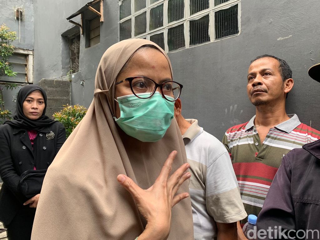 Widya, warga di Pulogadung yang menembok akses tetangganya karena satu dan lain hal. (Mulia Budi/detikcom)