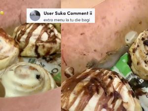 Apes! Sudah Makan, Wanita Ini Baru Sadar di Cinnamon Rolls Ada Cicak