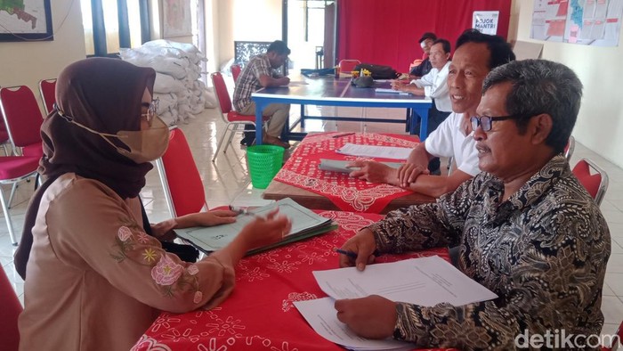 Pendaftar Cakatdes di Desa Jetis, Kecamatan Juwiring di hari pertama, Kamis (4/8/2022).