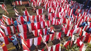 Momen Ribuan Pelajar di Temanggung Cuci Bendera Jelang HUT RI