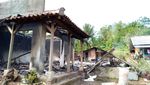 Potret Dusun yang Diserang OTK: Rumah Hancur Kendaraan Hangus