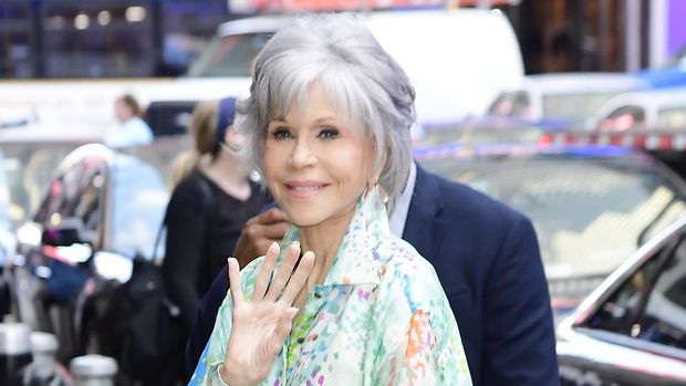 NEW YORK, NY - JULY 19:  Actress Jane Fonda is seen outside 