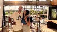 Jessica Iskandar juga memamerkan bagian dalam rumahnya. Terlihat masih ada pembangunan yang belum selesai. Foto: dok instagram inijedar