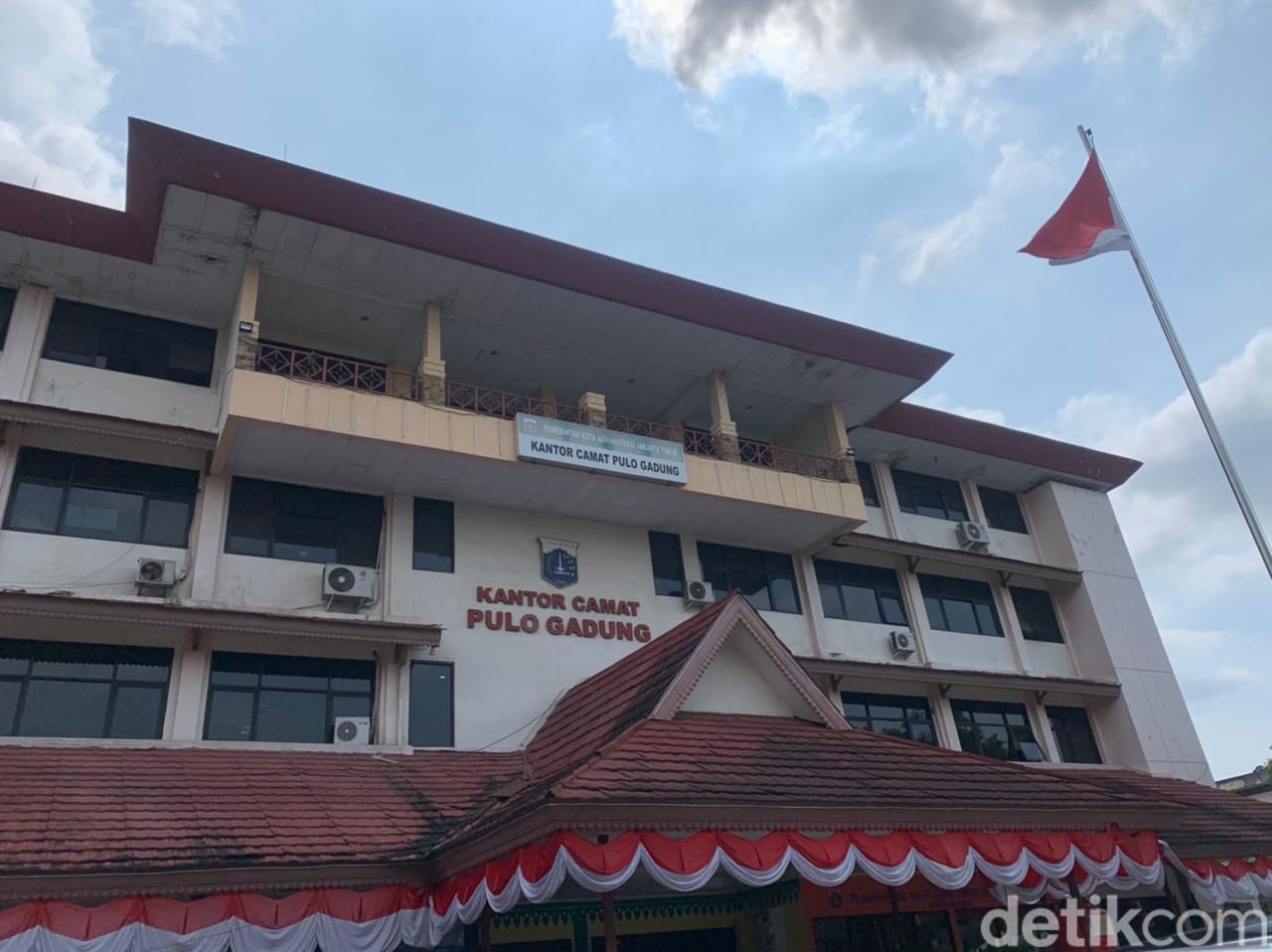 Kantor Kecamatan Pulogadung di Jakarta Timur. (Mulia Budi/detikcom)