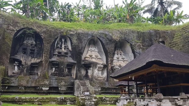 Kawasan Candi Gunung Kawi Tampaksiring yang terletak di Banjar Penaka, Gianyar, Bali.