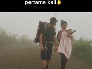 Viral Wanita Magelang Bawa Bayi 6 Bulan Naik Gunung, Begini Klarifikasinya