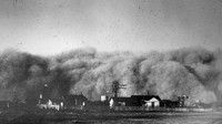 Begini gambaran ganasnya badai pasir yang menerjang kawasan Midland, Texas, Amerika Serikat, 1894.