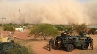 Begini penampakan badai pasir yang terjadi di wilayah Timbuktu, Mali, 3 Juni 2015.