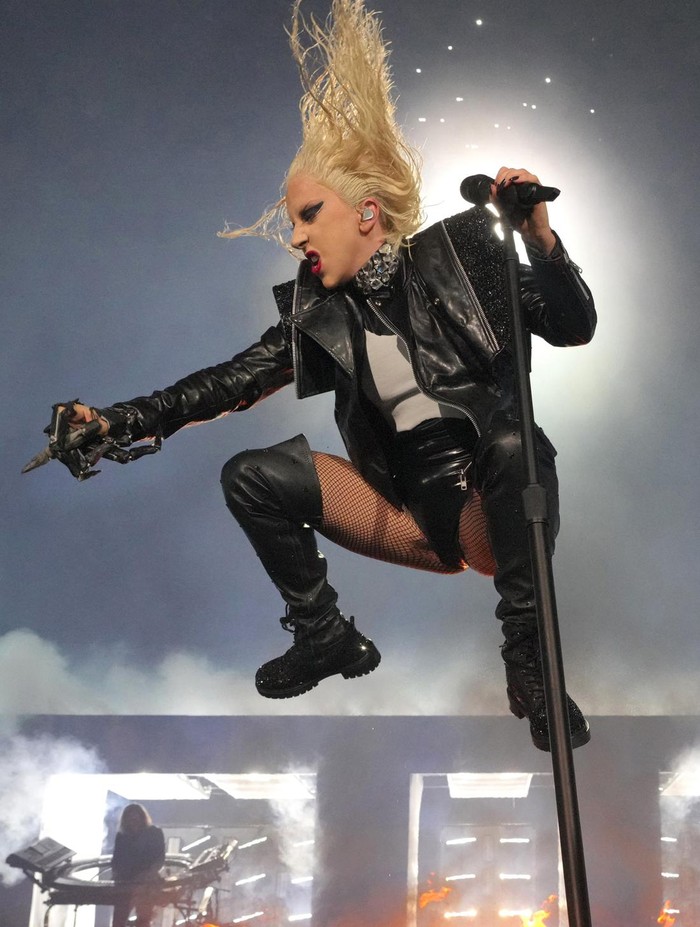 DUSSELDORF, GERMANY - JULY 17: (Exclusive Coverage) Lady Gaga performs on stage during the opening night of The Chromatica Ball Summer Stadium Tour at Merkur Spiel-Arena on July 17, 2022 in Dusseldorf, Germany. (Photo by Kevin Mazur/Getty Images for Live Nation)