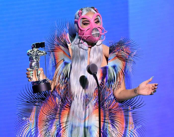 Lady Gaga UNSPECIFIED - AUGUST 2020: Lady Gaga accepts the Best Collaboration award for
