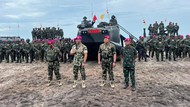 Momen Jenderal TNI Andhika Perkasa Resmi Jadi Warga Kehormatan Koprs Marinir