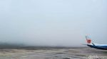 Penampakan Kabut yang Bikin Pesawat Putar-putar di Langit Pekanbaru