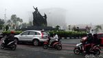 Penampakan Kabut yang Bikin Pesawat Putar-putar di Langit Pekanbaru