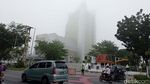 Penampakan Kabut yang Bikin Pesawat Putar-putar di Langit Pekanbaru