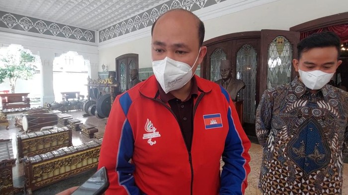 Putra Perdana Menteri Kerajaan Kamboja, Hun Many, di Solo, Kamis (4/8/2022).