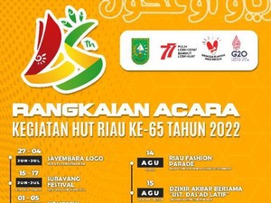 Rangkaian HUT Riau Ke-65, Kompetisi E-Sport hingga Fashion Parade