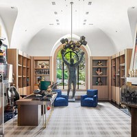 Tidak ketinggalan sebuah ruang kerja dan perpustakaan yang besar. (Foto: Dok. Westside Estate Agency)