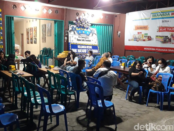 Rumah duka pelawak Eddy Gombloh di Sleman, Kamis (4/8/2022).