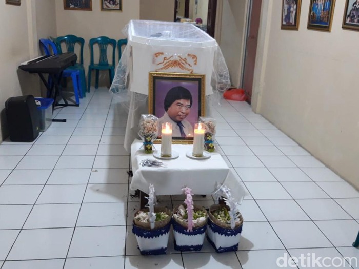 Rumah duka pelawak Eddy Gombloh di Sleman, Kamis (4/8/2022).